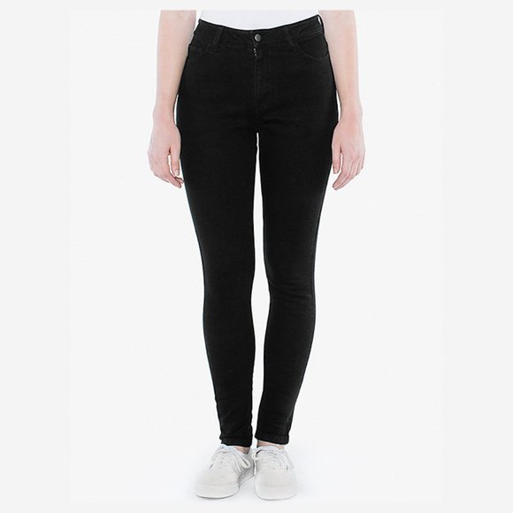 American Apparel Denim - American apparel the pencil black jeans 26